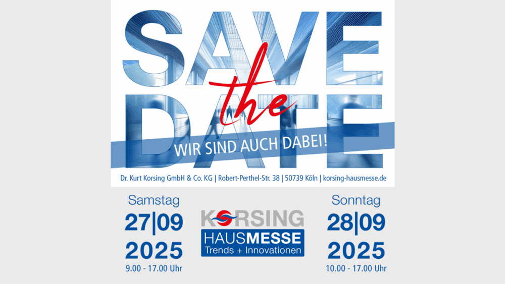 Kinedo ist dabei auf der Korsing-Hausmesse im September